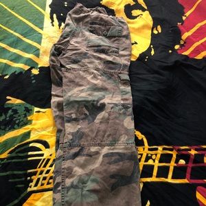Rothco vintage camouflage pants.